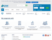 Tablet Screenshot of erif.pl